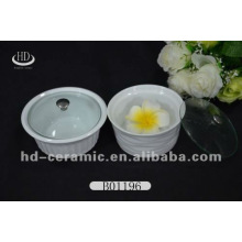 Keramik-Gewürzglas mit Glasdeckel